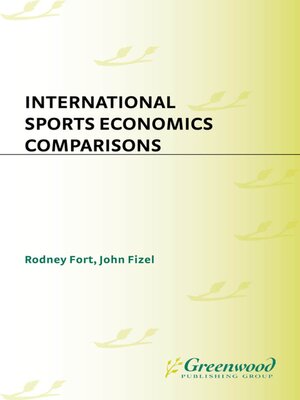 cover image of International Sports Economics Comparisons